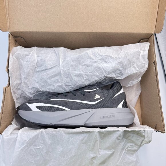 Adidas Light Blaze Women’s Running Shoes Size 9 NIB Grey Suede - Picture 5 of 5